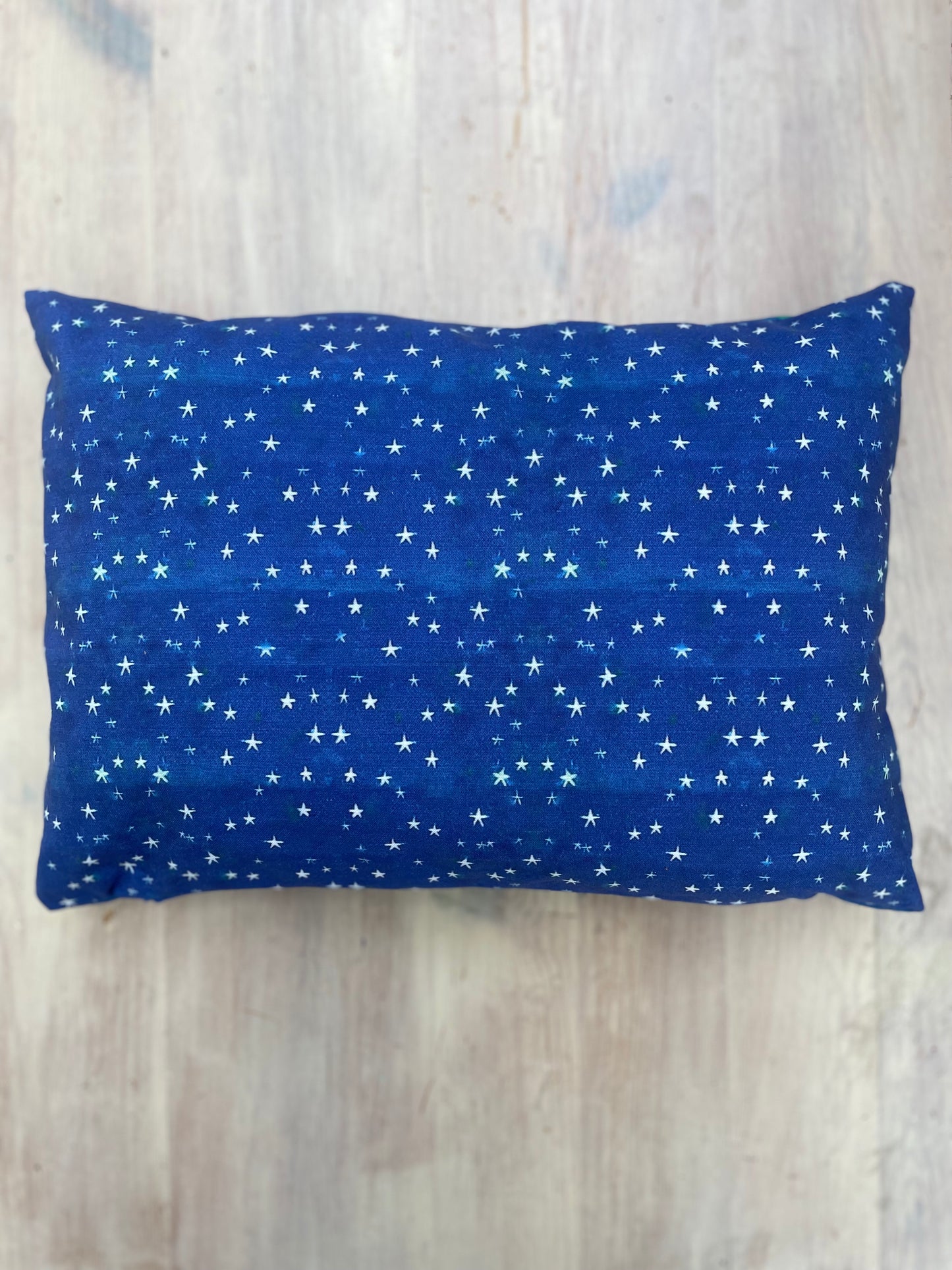 Scatter Cushion: Reversible Hummingbird-Hibiscus cushion