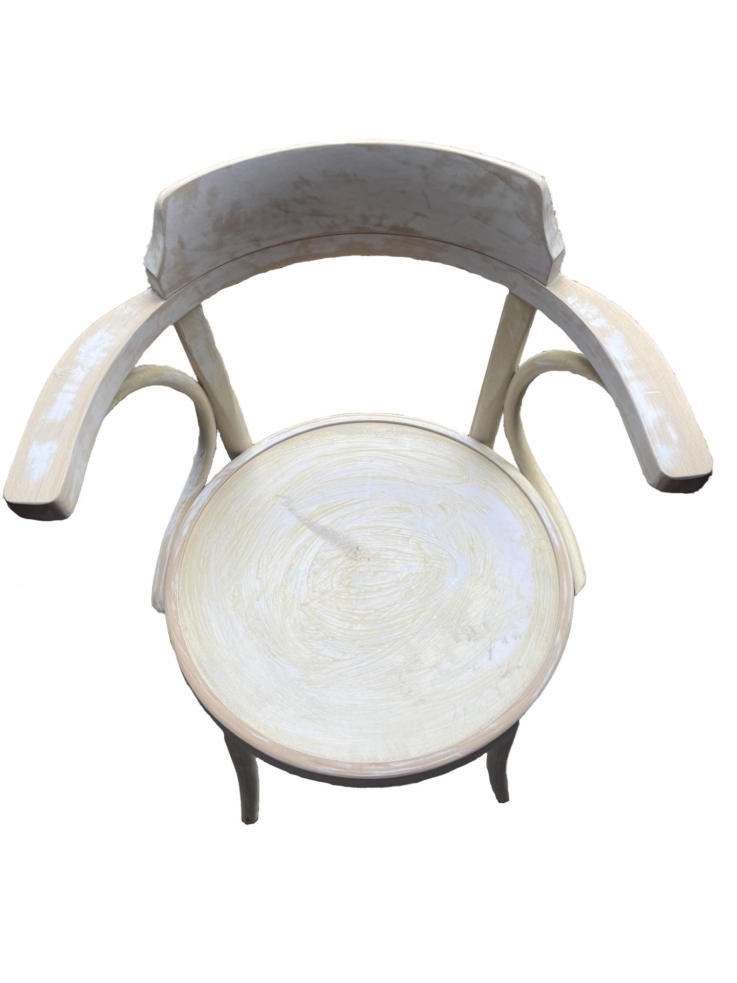 Chair: Dining chair with purple flower