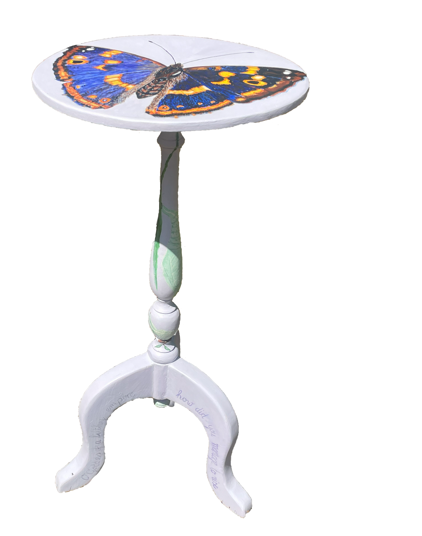 Purple Emperor Table – A Sculptural Tribute to Transformation and Beauty