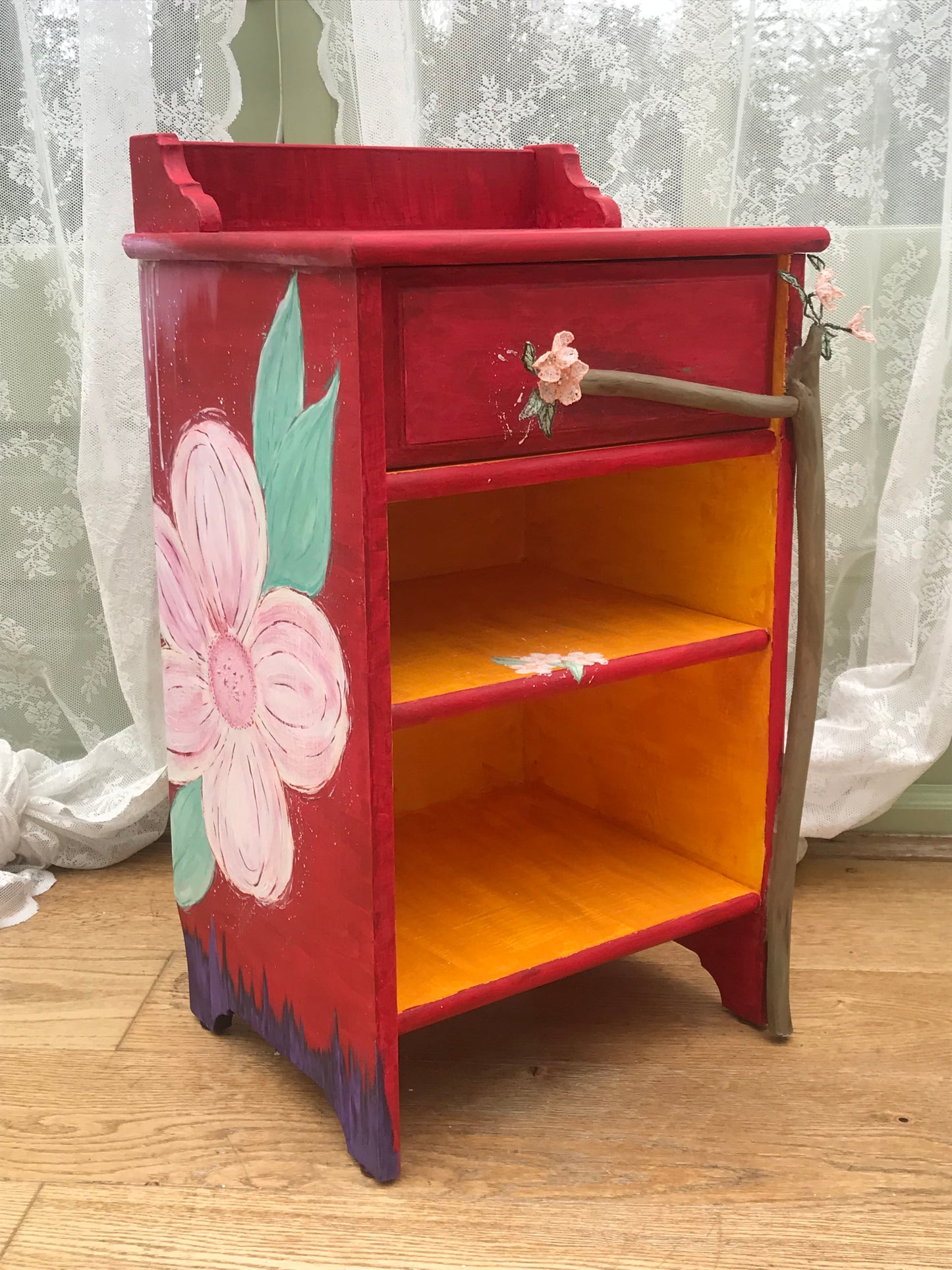 Side table: Busy Lizzie Upcycled Cabinet