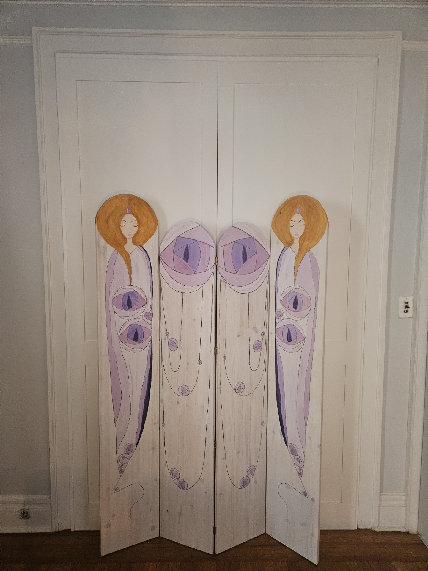 Folding screen: Ode to Mackintosh